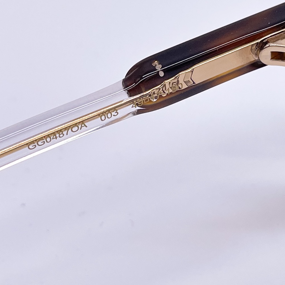 NEW GUCCI GG0487OA 003 EYEGLASSES GUCCI NEW COLLECTION - Picture 10 of 12